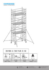 comansa 837308 Manual Del Usuario