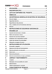 Powerplus XQ POWXQ5223 Manual De Instrucciones