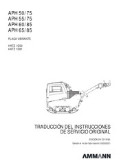 Ammann APH 50/75 Traducción Del Instrucciones De Servicio Original