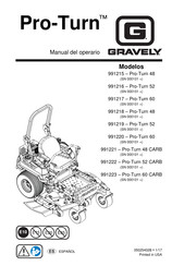 Gravely 991217 Manual Del Operario