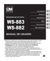 OM SYSTEM WS-883 Manual De Usuario