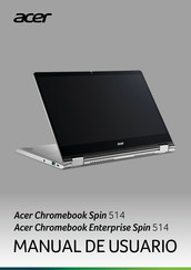 Acer Chromebook Spin 514 Manual De Usuario