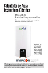 enercom EcoHeat XFJ 150FSG Manual De Instalación Y Operación