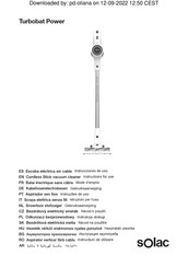 SOLAC Turbobat Power Instrucciones De Uso