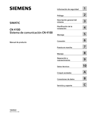 Siemens SIMATIC CN 4100 Manual De Producto