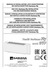 Sabiana Carisma Fly CVP Manual De Instalación, Uso Y Mantenimiento