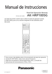 Panasonic AK-HRP1005G Manual De Instrucciones