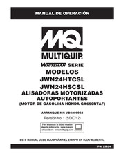 MQ Multiquip JWN24HSCSL Manual De Operación