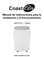 Coast Air CEP121C 12000 Manual De Instrucciones Para La Instalación