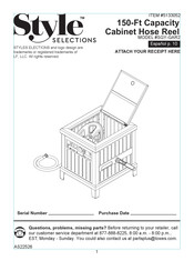 Style selections SGY-GAR2 Manual De Instrucciones