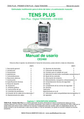 MED ITALIA SERVICE TENS PLUS CE2460 Manual De Usuario