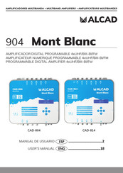 Alcad Mont Blanc CAD-814 Manual De Usuario