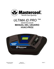 MasterCool ULTIMA ID PRO HVAC-PRO2 Manual Del Usuario