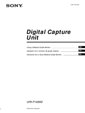 Sony UPA-P100MD Manual Del Usuario