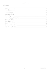 Energy Sistem Music Box 7 Manual Del Usuario