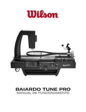 Wilson BAIARDO TUNE PRO Manual De Funcionamiento