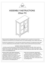 EHF 2Door FC Instrucciones De Montaje