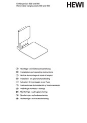 Hewi 950 Instrucciones De Instalación Y Funcionamiento