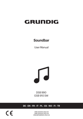 Grundig GSB 910 SW Manual Del Usuario