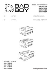 Bad Boy BAT80V50A Manual Del Operador