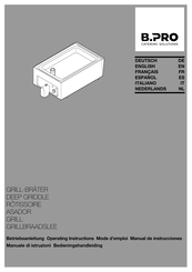 B.Pro BC DG 4200 Manual De Instrucciones