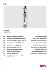 KWC F5LT2021 Instrucciones De Montaje Y Servicio