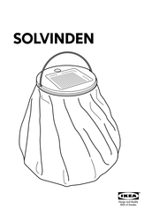 IKEA SOLVINDEN Manual De Instrucciones