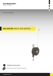 PLYMOVENT BALANCER-BR-350/5-14 Manual De Instrucciones