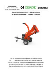 Medimaq DGS1500 Manual De Instrucciones Y Mantenimiento