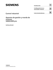 Siemens SIMOCODE pro Manual De Instrucciones