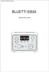 Bluetti EB3A Manual De Usuario