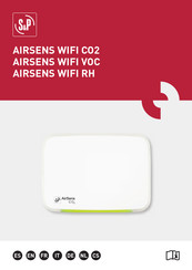 S&P AIRSENS WIFI VOC Manual De Instrucciones