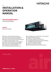 Hitachi RPI-1.5FSRE Manual De Instalación Y Operación