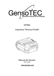 GensoTEC GP360W Manual De Usuario