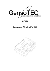 GensoTEC GP400 Manual De Usuario