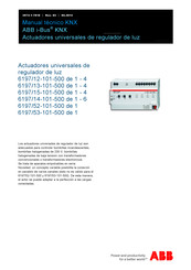 ABB i-Bus KNX 6197/12-101-500 Manual Tecnico