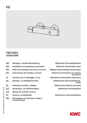KWC F5ET2001 Instrucciones De Montaje Y Servicio