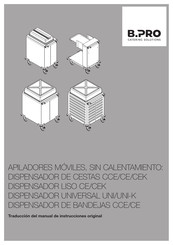 B.Pro CCE 66/54 Traduccion Del Manual De Instrucciones Originale