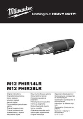 Milwaukee M12 FHIR14LR Manual Original