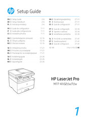 HP LaserJet Pro MFP 4102fdw Serie Guía De Configuración