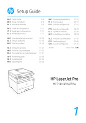 HP LaserJet Pro MFP 4102dw Serie Guía De Configuración