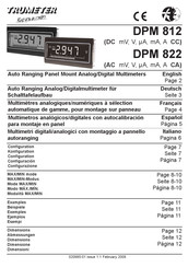 Trumeter DPM 822 Configuración