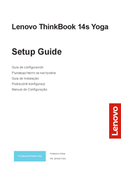 Lenovo ThinkBook 14s Yoga Gen 2 Guía De Configuración