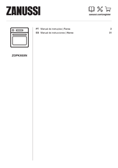 Zanussi ZOPKX6XN Manual De Instrucciones