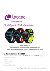 Leotec MultiSport ECG Complete Manual De Usuario