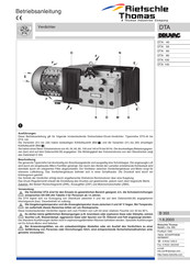 Rietschle Thomas DRUVAC DTA 140 Instrucciones De Uso