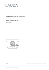 Lauda LRZ 912 Instrucciones De Servicio