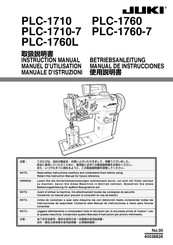 JUKI PLC-1760-7 Manual De Instrucciones