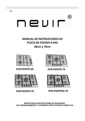 Nevir NVR-PG5FPH-70 Manual De Instrucciones