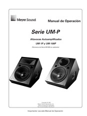 Meyer Sound UM-100P Manual De Operación